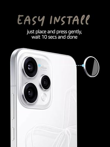 Image of Lensarmor Compatible with Oppo Reno 15 Camera Lens Protector - Silver (1 Pack) | Premium 9H Tempered Glass, Military-Grade Protection, Scratch & Impact Resistant, Perfect Fit