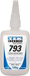 Cola Adesivo Instantâneo Tek Bond 793 Multiuso 100g