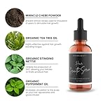 Rennora Hair Growth Serum with Organic Herbs and Natural Vitamins, Peppermint Oil, Stinging Nettle, and Rosemary Oil, No Chemicals, Formulated for Hair Regrowth (2 Pack - 60 Day Supply) - Image 5