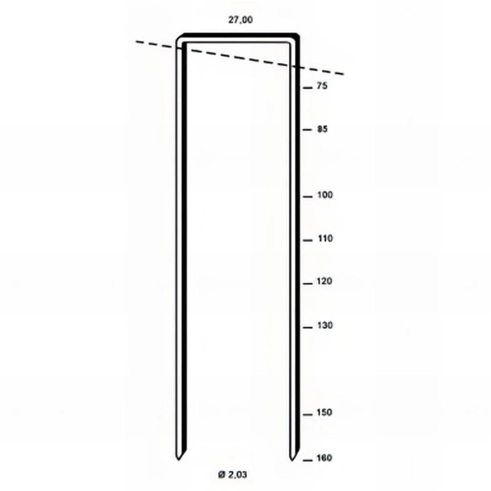 D-Work 5.000 grapas galvanizadas D-16-12.5x16x0.5x1.25 mm