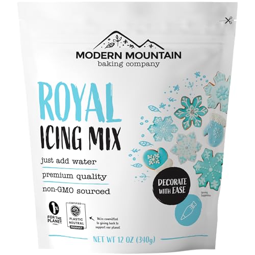 Royal Icing Mix (12oz) Premium Royal Icing for Sugar Cookies,
