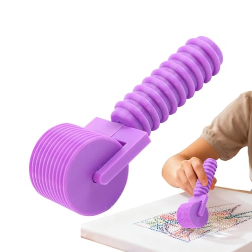 Rouleau Pour Peinture Diamant Imprimé En 3D, Outil De Pressage, Rouleau À Peinture Fait Main, Rouleaupour Art Diamant, Fournitures De Loisirs Créatifs Pour Peintres Adultes