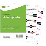 Steinfacher Griffregister für ARBEITSGESETZE - 148 bedruckte Aufkleber, inkl. Einklebeschablone für gebundene Textausgaben (Folien | fest | ohne Überschrift)