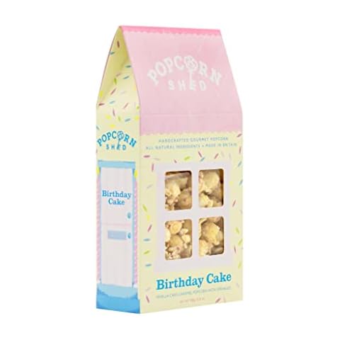 Birthday Cake Popcorn Shed Gift Box Cover