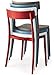Calligaris Connubia 1 Sedia Argo Rosso