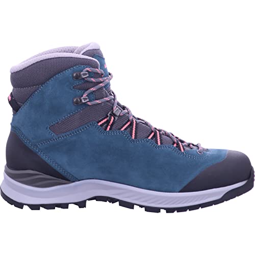 Lowa Damen Wanderschuhe Explorer II GTX Mid Ws 220764 Petrol/Rose 38