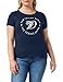 Produktbild TOM TAILOR Denim Damen Jersey T-Shirt aus Bio-Baumwolle 1016431, 10360 - Real Navy Blue, L