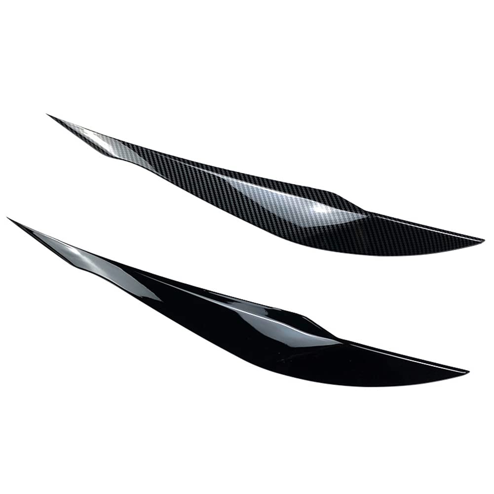 Sopracciglio Del Faro Auto,Copertura Decalcomania Palpebra Faro, Faro Sopracciglio Palpebre Copertura Trim Faro Anteriore Palpebre Trim Adesivi Per Sopracciglia,Per Serie3 F30 F31 318i 320i 2012-2018