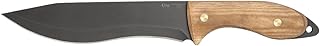 Case XX Knives Sasquatch Bowie Tan Micarta and Caswell Carbon Steel 35101 Fixed Blade - Case Knives