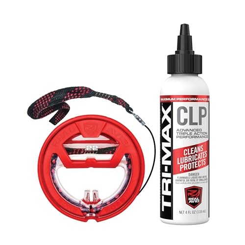 Real Avid Bore Cleaning Combo | Bore Boss Gun Cleaning System for .22cal + 4oz CLP | Gun Snake Rapid Pull Through Barrel & Bore Cleaning Cable w/Integrated Brush & Mop | Elite Gun Cleaning Kit