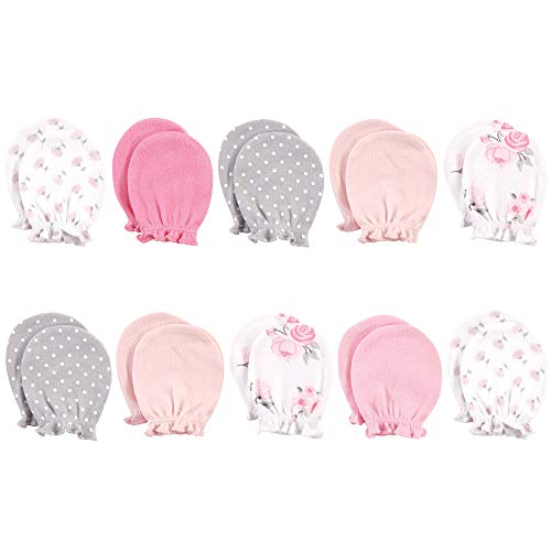 Image of Hudson Baby Unisex Baby Cotton Scratch Mittens