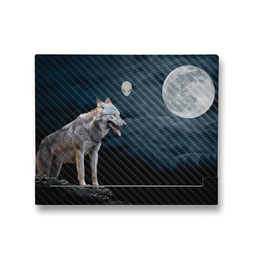 Image of MightySkins Carbon Fiber Skin Compatible With Alienware X14 R2 (2023) Full Wrap Kit - Happy Hunting | Protective, Durable Textured Carbon Fiber Finish | Easy To Apply & Change Styles | Made in the USA