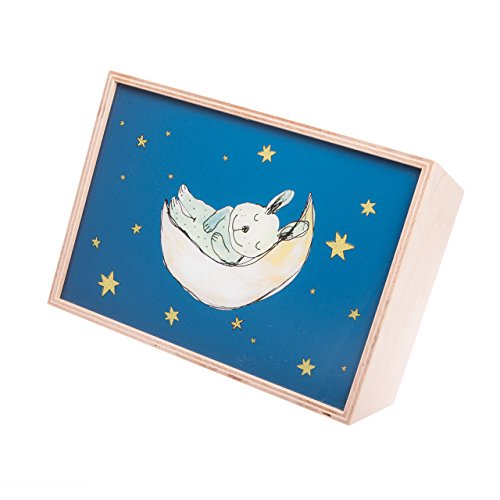 LED Lichtkasten Sophia aus Buchenholz, wunderschönes Nachtlicht für Kinder zum Einschlafen Cover