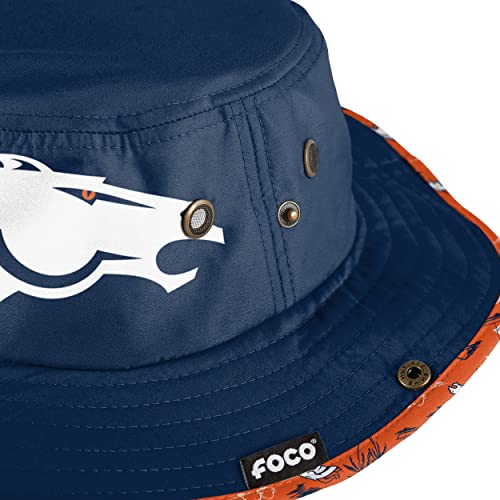 NFL Team Cropepd Big Logo Sport Outdoor Sun Bucket Boonie Hat - Image 5