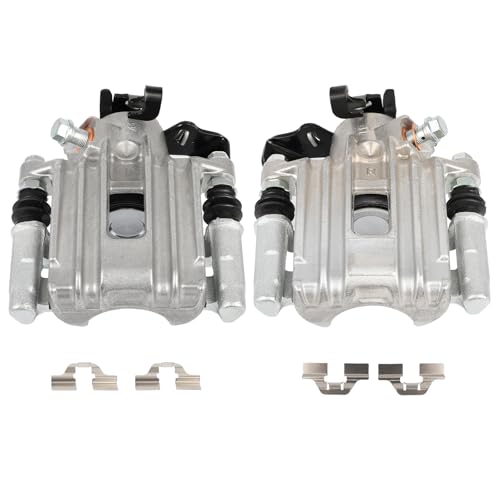 Image of SCITOO 19B2577 19B2576 Rear Left & Right Disc Brake Calipers Assembly w /Bracket for Audi for TT,for Volkswagen for Beetle /for Golf /for Golf City