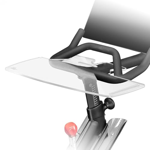 TFD The Sidewinder+ for Peloton Bike+ Only, Flat Acrylic Desk