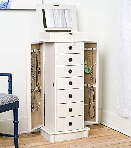Alveare-Home-North-Jewelry-Armoire-WHITE