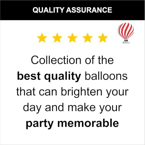 Image of HK Balloons Chess Theme Black & White Balloons Set for Kids Birthday Party Decoration | Chess Themed Latex Balloons Kit for Boys & Girls | Helium Supported Party Supplies | 60 Pcs
