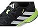 Adidas Unisex Kid Barricade Tennis Shoes (Little Kid/Big Kid) Black/Zero Metallic/Lucid Lemon, 3.5 Big Kid Medium