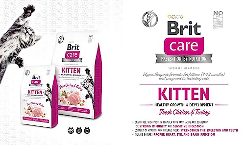 BRIT Care Grain Free Kitten Healthy Growth mit Huhn und Pute 2 kg