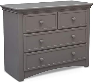 Serta 4 Drawer Dresser, Greenguard Gold Certified, Grey