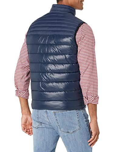Image of BOSS Men's Lightweight Nylon Patch Logo Puffer Vest