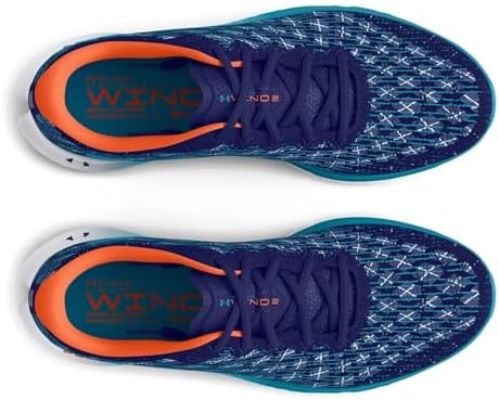 Under Armour Men Flow Velociti Wind 2 Neutral Running Shoe Running Shoes Blue – Yellow, blue, 43 EU | Image 3