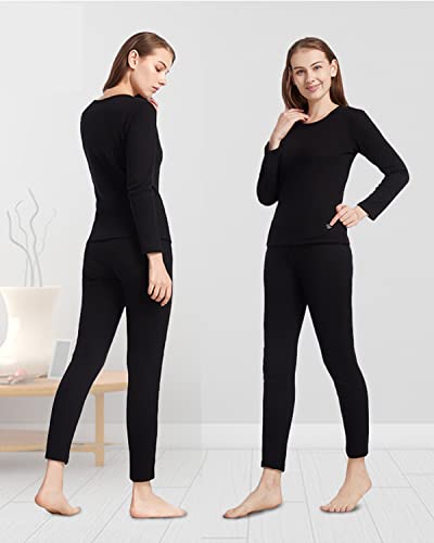 Women's Heated Thermal Underwear Set, USB Women's Electric Thermal Heated Long Johns Set, Leggings for Snow Women2
