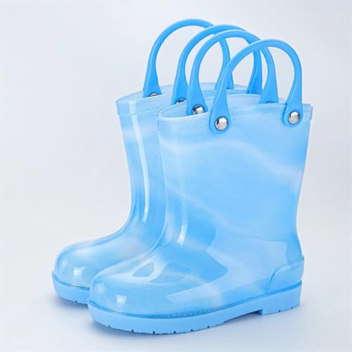 Water Shoes Children's Cartoon Water Big Kids Lace Up Boots Non Slip Rain Boots3