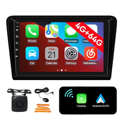 [4G 64G] Android Car Stereo FM Radio Carplay Android Auto 9