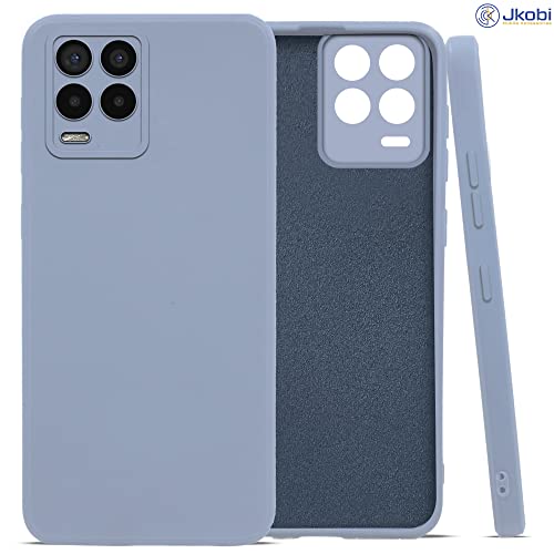 Image of Jkobi Back Cover Case for Realme 8 | Realme 8 Pro (Matte Finish Silicone with Inside Fiber Cloth)
