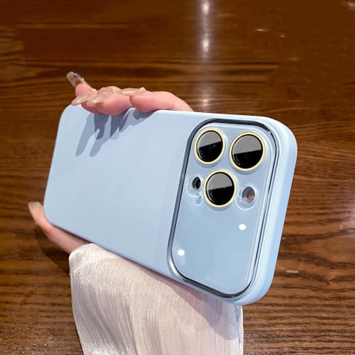 Coque silicone iPhone 14 Pro Max protection complete appareil photo PeakBlue matte