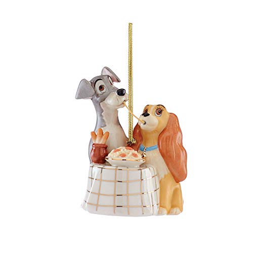 Lenox Lady & The Tramp Ornament, 0.40 LB, Multi