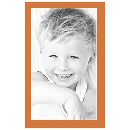 17x29 Tangerine / Octoberfest Custom Mat for Picture Frame with 13x25 opening size (Mat Only, Frame NOT Included)