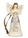 Pavilion Gift Company 82342 Elements Sister Angel Figurine, 4-1/2-Inch