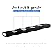 SZJHXIN 4X Strong Magnetic Stove Top Shelf, Adjustable 15-30 Inches, Fits Various Stove Lengths, Kitchen Organizer, Holds Spices, Condiments and BBQ Sauces (Matte Black)