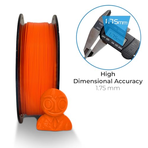 Image of NFIL3D Premium HS PLA+ Tangy Orange - 3D Printing Filament | Compatible with All 3D Printers | 1.75mm | 1Kg Nett Weight