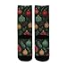 susiyo Vintage Christmas Small Bulb Hiking Socks Boy Girls - Cushioned Crew Socks for Kids Soft, Breathable & Seamless Toe for All-Day Comfort