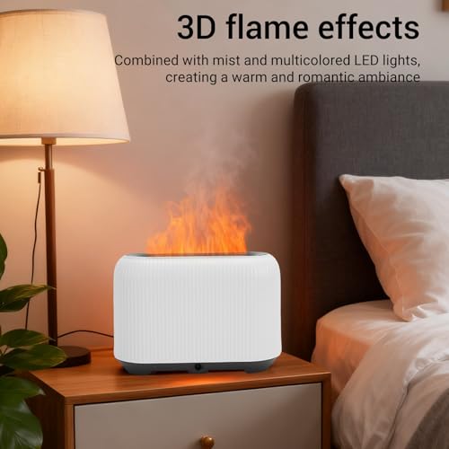 Difusor aromático eléctrico Qinlorgo efecto 3D 150ml miniatura 3