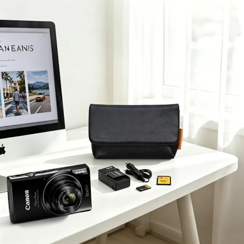 Funda para cámara digital Canon PowerShot ELPH 360 negra miniatura 7