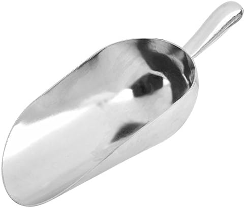 38oz Aluminum Alloy Ice Scoop, Metal Kitchen Food Scoop for Candy, Flour, Sugar, Coffee Bean, Pet Food