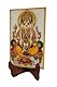 Purpledip 12089 Marmorgemälde Ganesha, handbemalt, mit Goldarbeit, 15,2 x 10,2 cm
