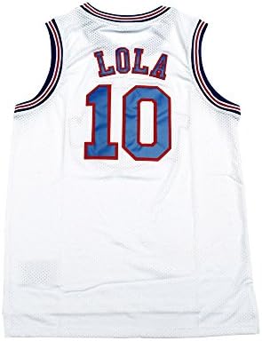 AIFFEE Lola 10 Space Jam Basketball Jersey S-XL White