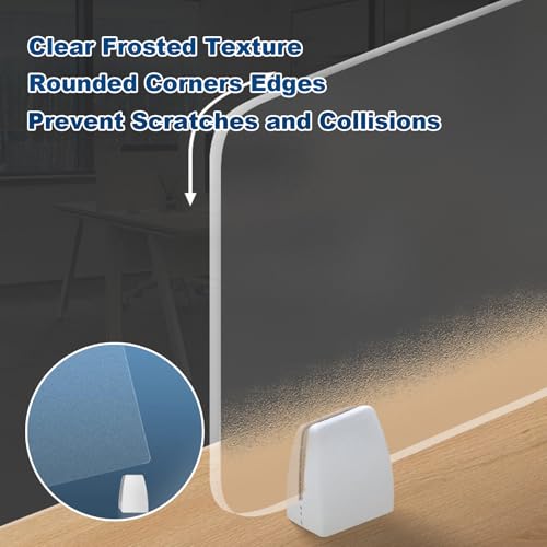 Cloison de bureau acrylique isolante pour réduire les distractions visuelles