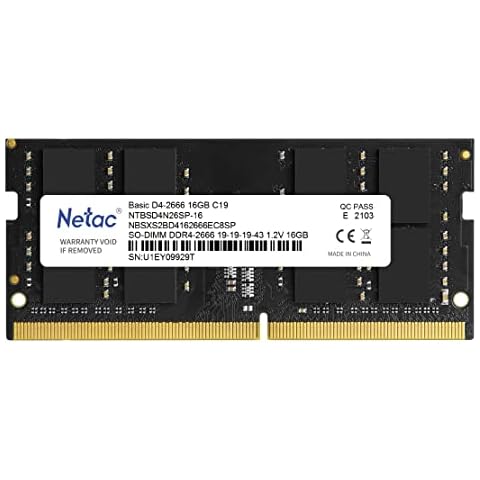 Netac Basic 16GB DDR4 SODIMM Memory Cover