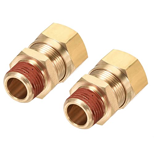 Tool parts Brass Compression Tube Fitting 3/8NPT x 5/8