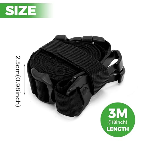 Ecoshire QCGDD Suv Trunk Organizer Straps Adjustable thumb #5
