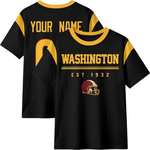 Image of T-Shirt Custom Crewneck Short Sleeve for Men Gifts | Custom T-Shirt Personalized Name and Number