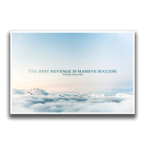 JSC JSC322 Massive Success is Best Revenge Frank Sinatra Quote Poster | 18-Inches by 12-Inches |...