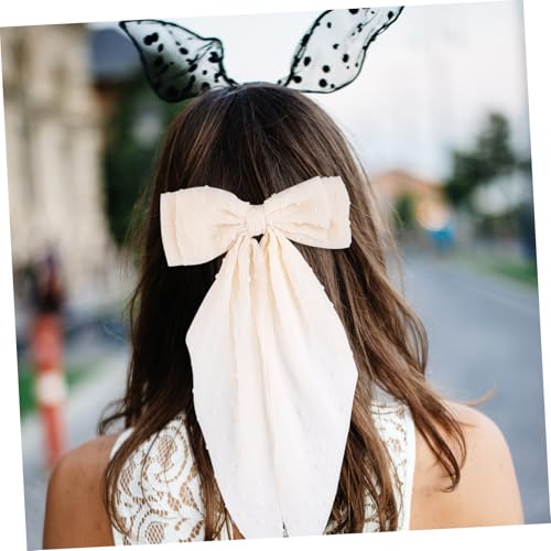 Grands nœuds pour cheveux en coffret de 8 pinces à offrir aux filles - 5